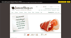Desktop Screenshot of jamonshop.es